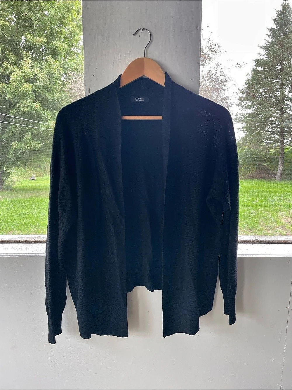 Babaton Black Cashmere Cardigan Size XS